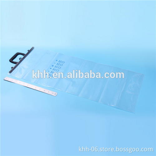 clear LDPE wicket bag with custom logo